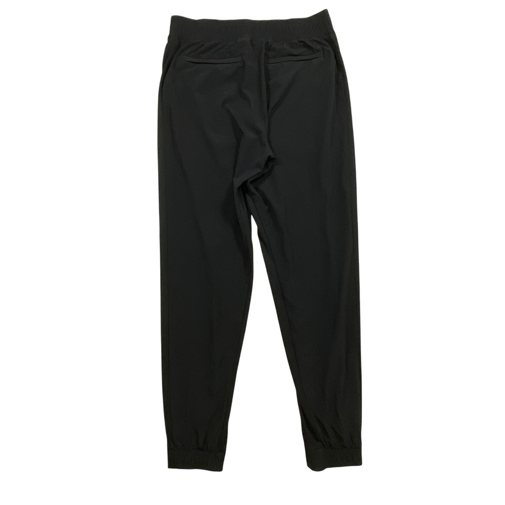 Athleta Brooklyn Jogger Pants Black Women's Size 4 Elastic Waist Zip Pockets - Picture 3 of 14